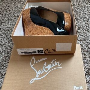 Louboutin Women’s Coroclic 140 Patent Calf/Cork